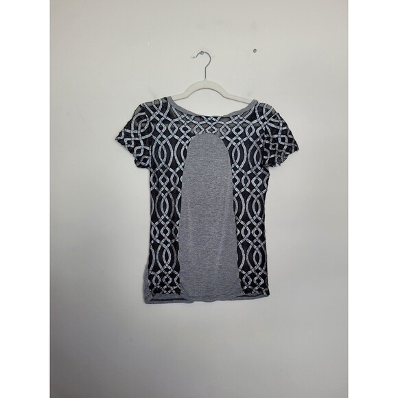 Angels & Diamonds Graphic T-Shirt Demonia Affliction Goth Emo Grunge Mesh Small - Picture 7 of 12